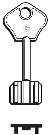 Afbeelding van Silca Klaviersleutel brass AUP