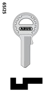 Afbeelding van Abus sleutel 65/25 oud