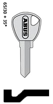 Afbeelding van Abus sleutel 65/30 oud