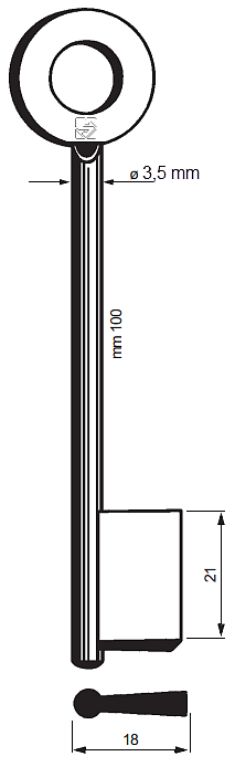 Afbeelding van 5908 DOP 100x3.5mm
