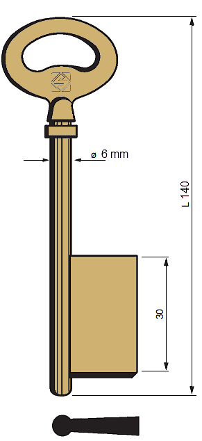 Afbeelding van 6M35 DOP 140x6mm