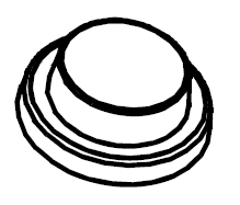 Afbeelding van Silca rubber dop schakelaar Bravo D904615ZR