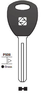 Afbeelding van Silca Banensleutel brass AB131CP (ABUS 5S)