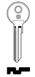 Afbeelding van Silca Cilindersleutel staal RDA18