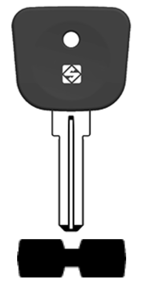 Afbeelding van Silca Banensleutel brass LOK2P