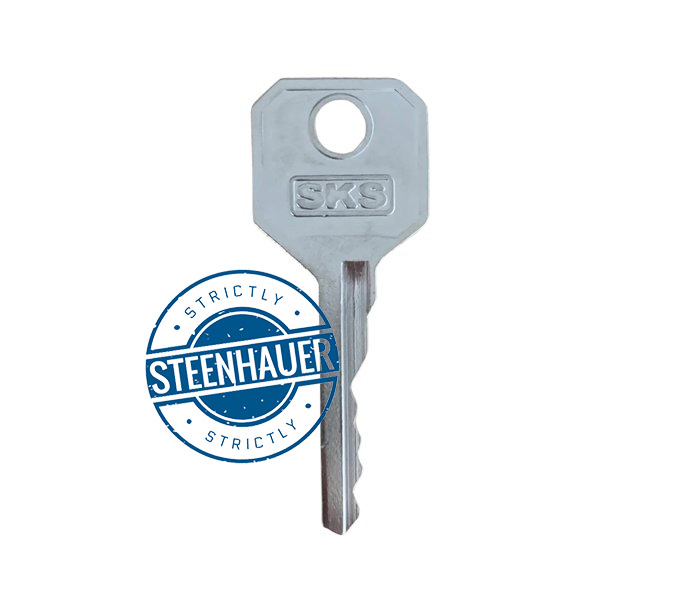 Afbeelding van Cilindersleutel brass SKS KWL4 Raamkozijn WMS