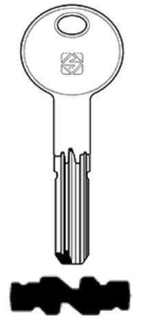 Afbeelding van Silca Boringsleutel brass MC38R