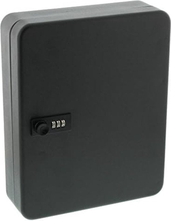 Afbeelding van Sleutelkast met codeslot 20 haken zwart