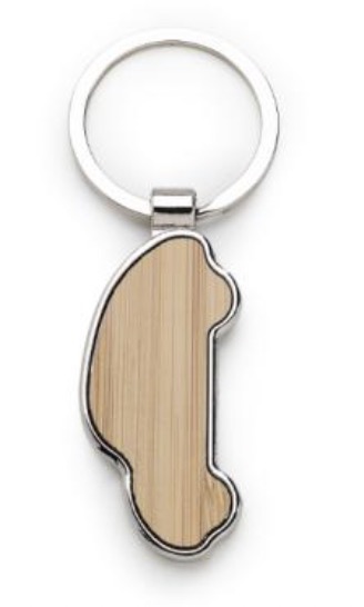 Afbeelding van Silca Sleutelhanger hout auto AVK5004 (6 stuks)