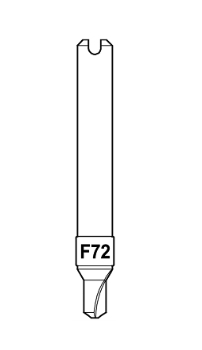 Afbeelding van Silca frees F72 MTX Evo/Pro D742530ZB