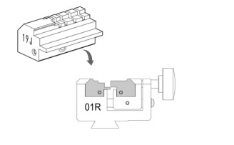 Afbeelding van Silca Futura adapter 19J - D744023ZB (03J)