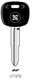 Afbeelding van Silca Transpondersleutel brass MIT8TE zonder chip