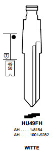 Afbeelding van Silca Flip Key insert HU49FH