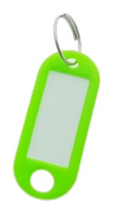 Afbeelding van Labels met ring (100 stuks) - NEON Groen