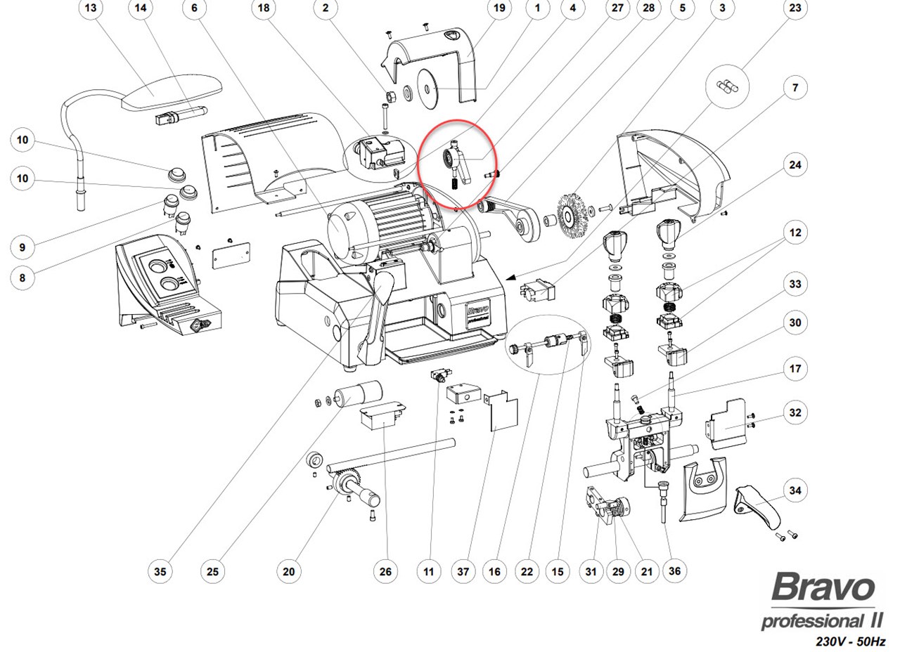 Afbeelding van Silca Riemspanner Bravo Prof II D932439ZR