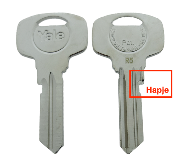 Afbeelding van YALE cilindersleutel Gemini 5 Pinkey series R5