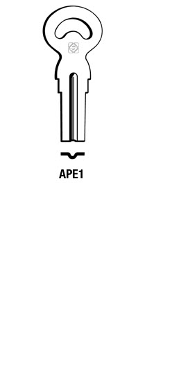 Afbeelding van Silca Plaatsleutel APE1