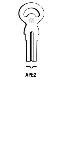 Afbeelding van Silca Plaatsleutel APE2