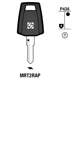 Afbeelding van Silca Autosleutel plastic kop brass MRT2RAP