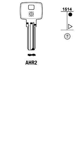 Afbeelding van Silca Boringsleutel brass AHR2