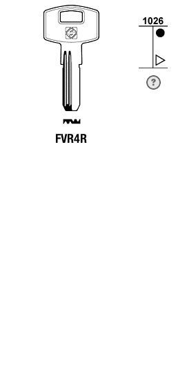 Afbeelding van Silca Boringsleutel brass FVR4R