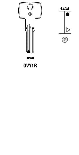 Afbeelding van Silca Boringsleutel brass GVY1R