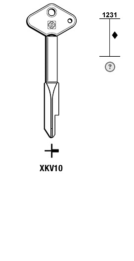 Afbeelding van Silca Stersleutel ijzer XKV10