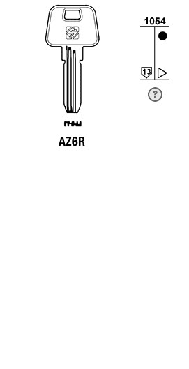 Afbeelding van Silca Boringsleutel brass AZ6R