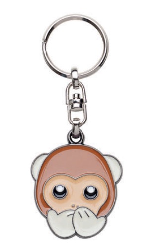 Afbeelding van Sleutelhanger Emoji MONKEY MOUTH  (5 stuks)  AVK7266