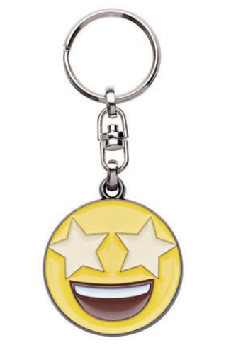 Afbeelding van Sleutelhanger Emoji STAR EYES KEYRING  (5 stuks)  AVK7264