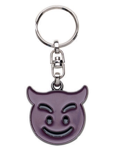 Afbeelding van Sleutelhanger Emoji PURPLE DEVIL  (5 stuks)  AVK7262