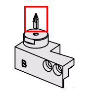 Afbeelding van Silca F-Series Graveerfrees B  (onder) set 3 stuks D7A4012ZB