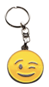 Afbeelding van Sleutelhanger Emoji WINKING (5 stuks)  AVK7242