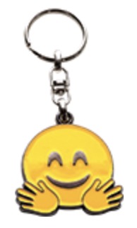 Afbeelding van Sleutelhanger Emoji HUGGING FACE (5 stuks)  AVK7248