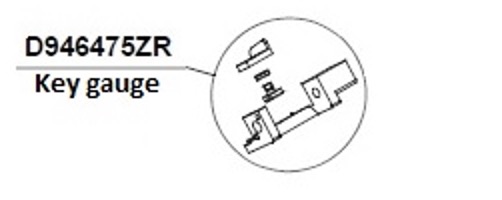 Afbeelding van Silca Gauge for mobile tipstop Unocode Pro D946475ZR