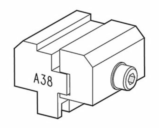 Afbeelding van Silca adapter A38 voor Triax / Quattrocode  D743220ZB