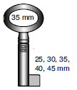 Afbeelding van Spaarpotsleutel 38G-25