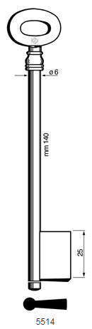 Afbeelding van 5514 DOP 140x6mm