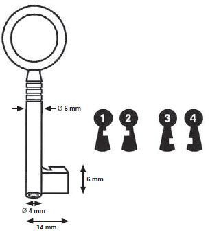 Afbeelding van Meubelsleutel 9/2 6mm zijreep Smal 4